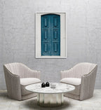 Composite Framed Canvas 80x100 Blue Door