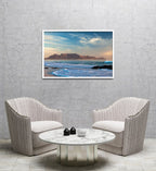 Composite Framed Canvas 80x100 TABLE MOUNTAIN BLUE SETT