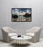 Composite Framed Canvas 80x100 SEASHORE