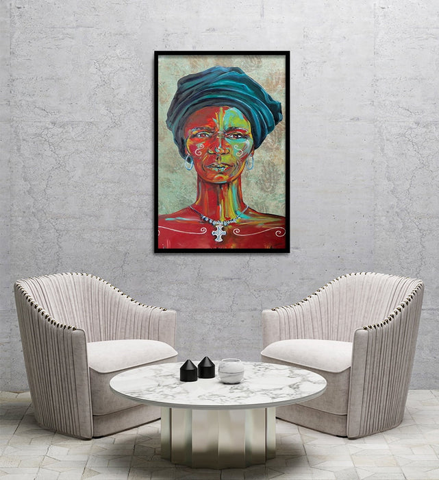 Composite Framed Canvas 80x100 A woman of Grace