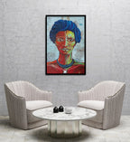 Composite Framed Canvas 80x100 A woman of Peace