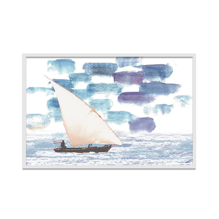 Composite Framed Canvas 80x100 Boat Blocks