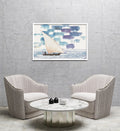 Composite Framed Canvas 80x100 Boat Blocks