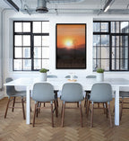 Composite Framed Canvas 80x100 Karoo Sunrise