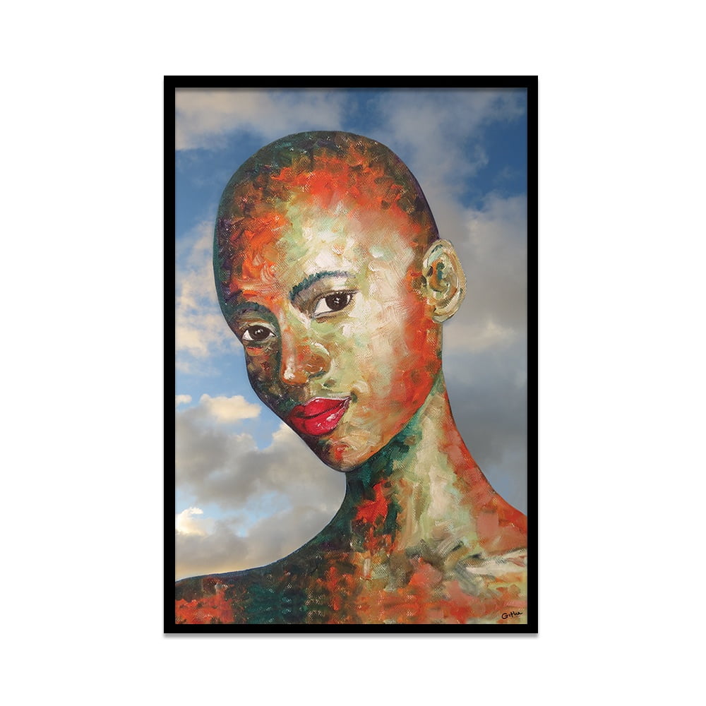 Composite Framed Canvas 80x100 Secret Smile