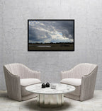 Composite Framed Canvas 80x100 The Elephant Herd