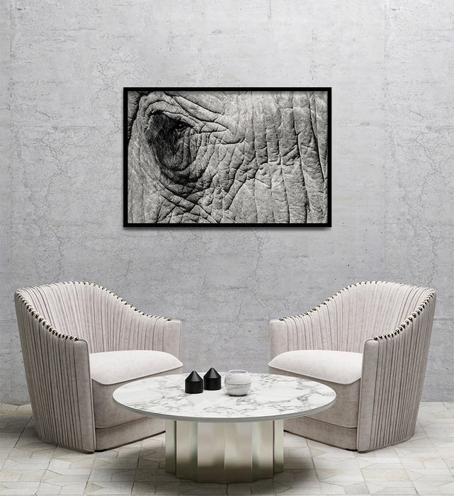 Composite Framed Canvas 80x100 Elephant Eye