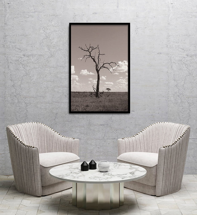 Composite Framed Canvas 80x100 Tree and Clouds