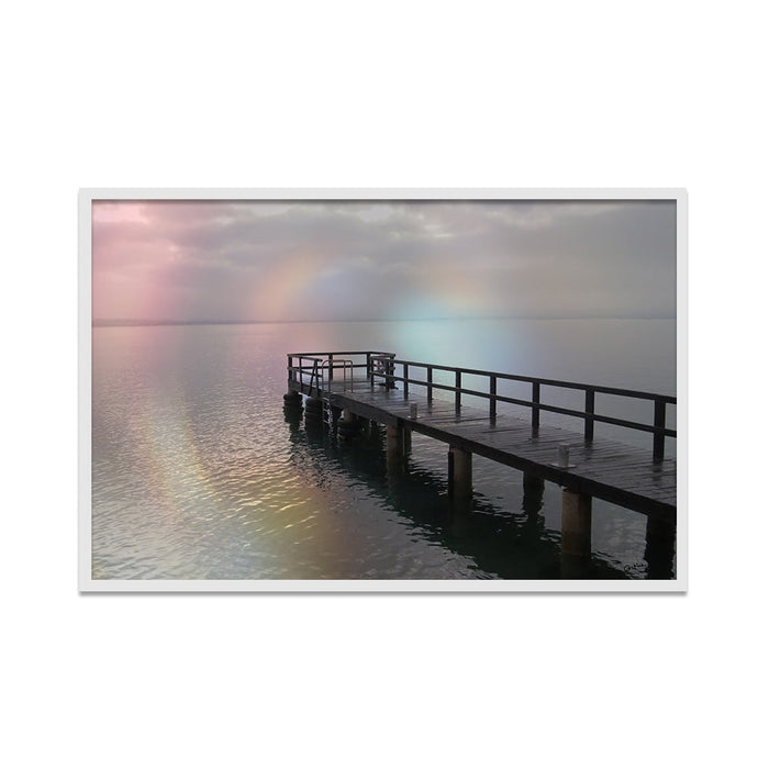 Composite Framed Canvas 80x100 The Jetty