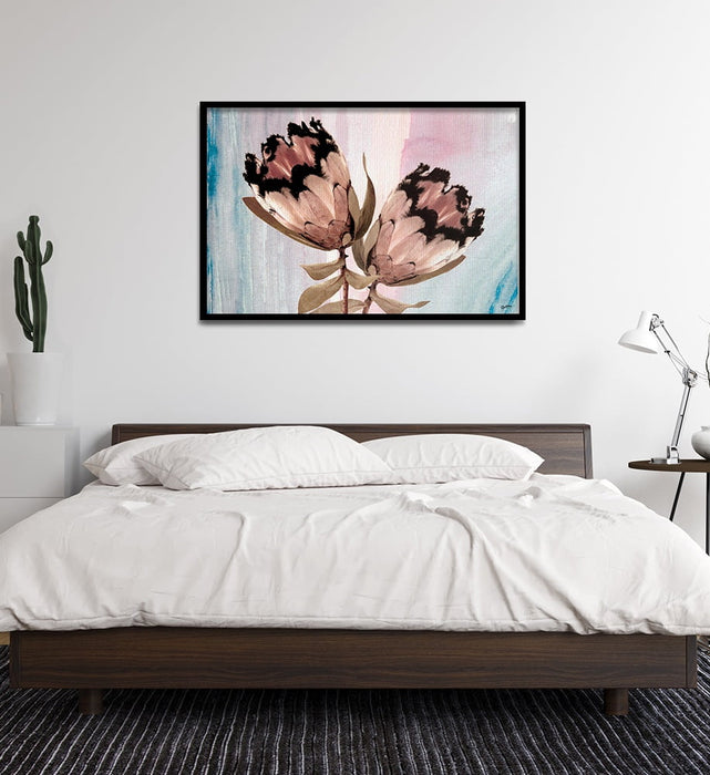 Composite Framed Canvas 80x100 Ink and Proteas