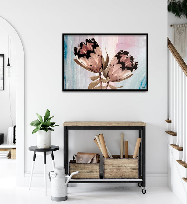 Composite Framed Canvas 80x100 Ink and Proteas