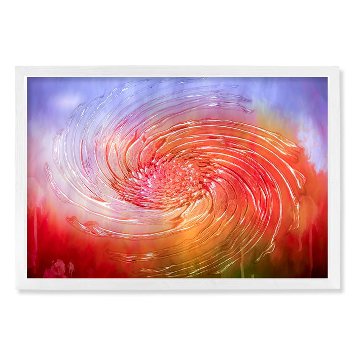 Composite Framed Canvas 100x150 FLOWER ABSTRACT