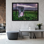 Composite Framed Canvas 100x150 PETROL STATION