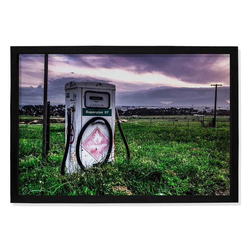 Composite Framed Canvas 100x150 PETROL STATION