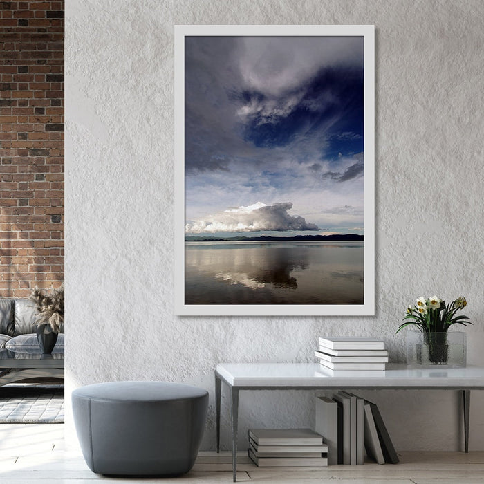 Composite Framed Canvas 100x150 LAKE REFLECTIONS