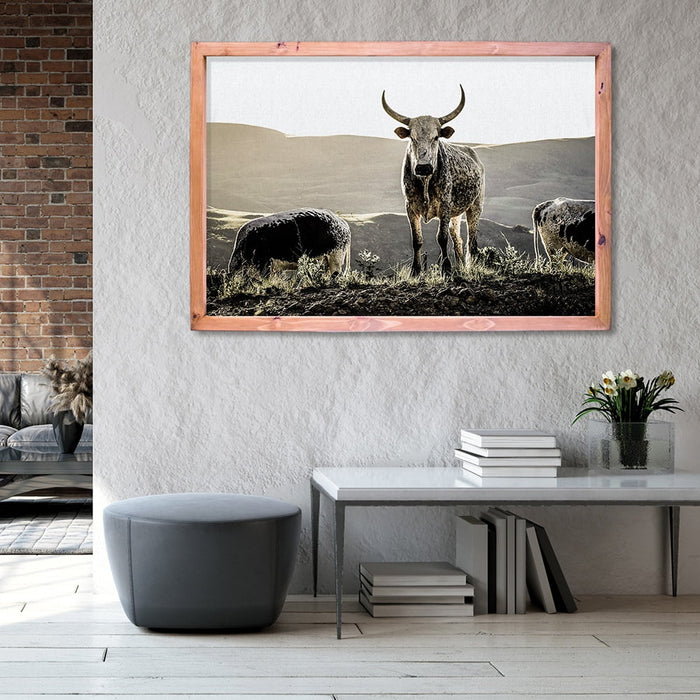 Composite Framed Canvas 100x150 NGUNI HILLS