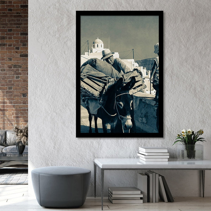 Composite Framed Canvas 100x150 LOADED DONKEY