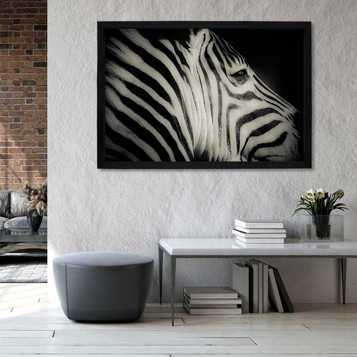 Composite Framed Canvas 100x150 ZEBRA