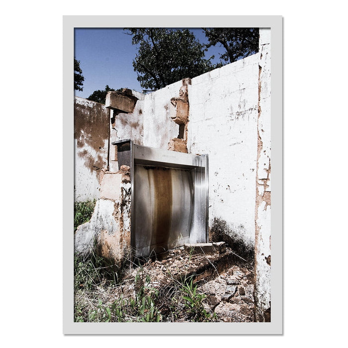 Composite Framed Canvas 100x150 URINAL SOMEWHER IN ZANZIBAR