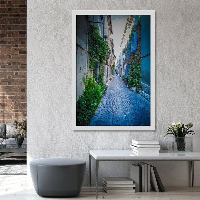 Composite Framed Canvas 100x150 GREEN ALLEY