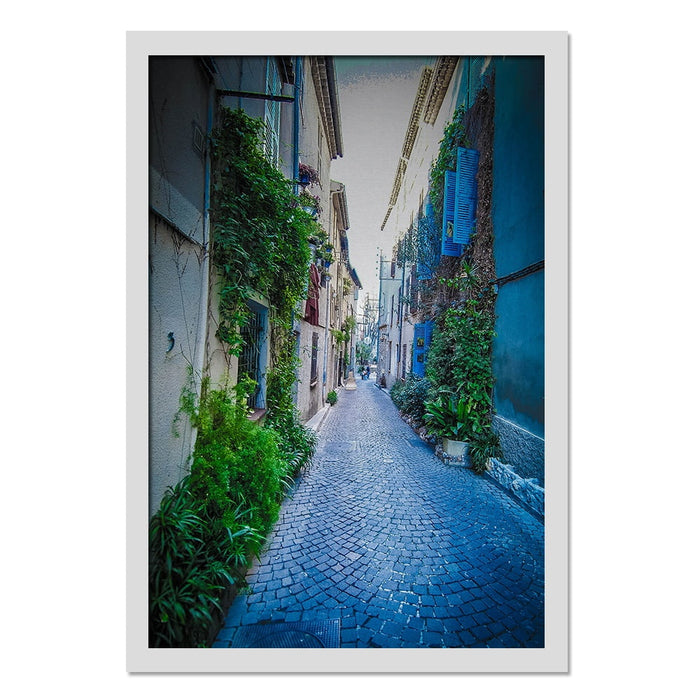 Composite Framed Canvas 100x150 GREEN ALLEY