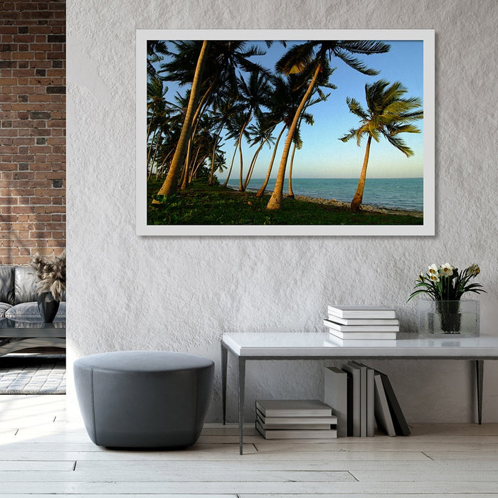 Composite Framed Canvas 100x150 PALM TREES