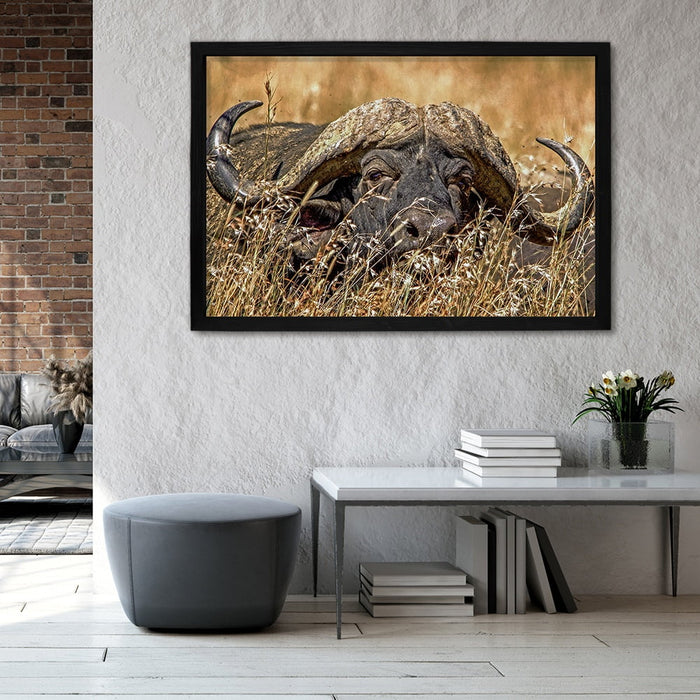 Composite Framed Canvas 100x150 BUFFALO