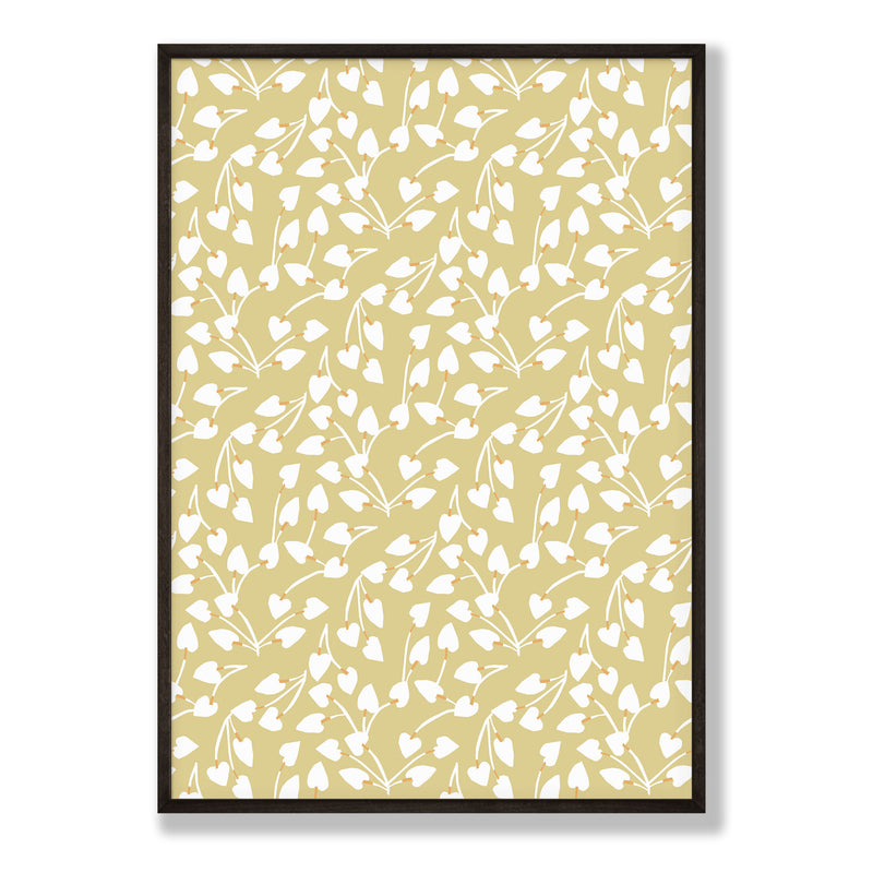 KIDS MEADOW LEAVES COMPOSITE FRAMED CANVAS
