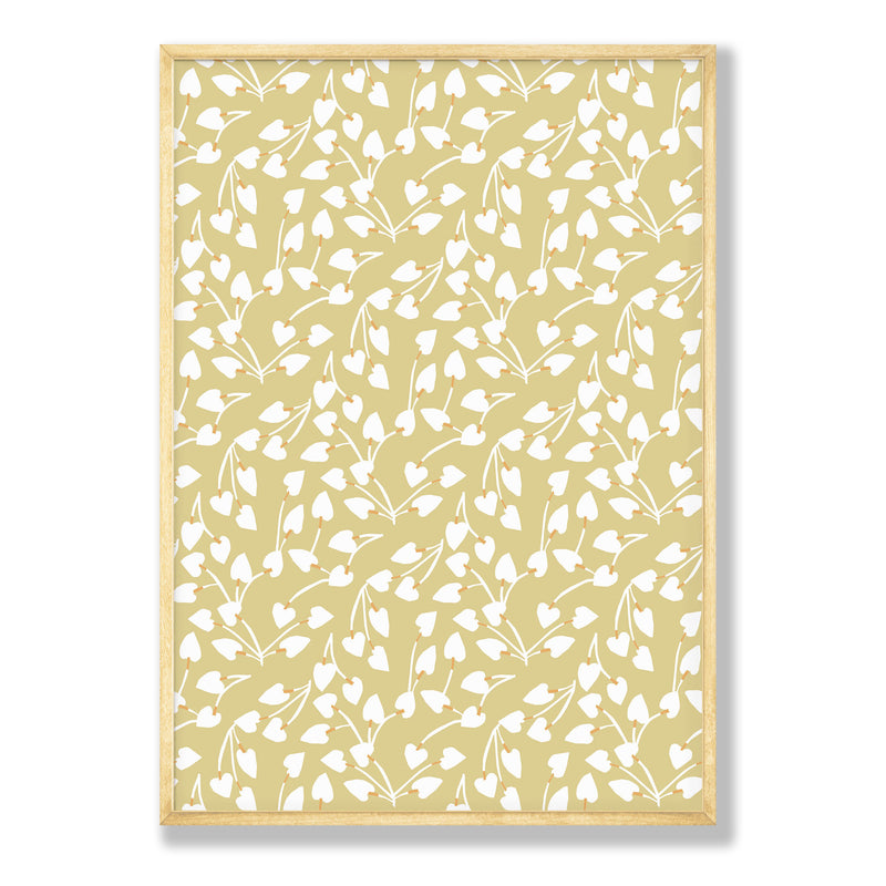 KIDS MEADOW LEAVES COMPOSITE FRAMED CANVAS