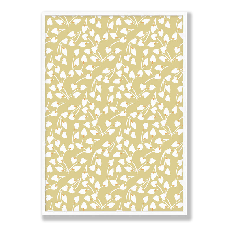 KIDS MEADOW LEAVES COMPOSITE FRAMED CANVAS