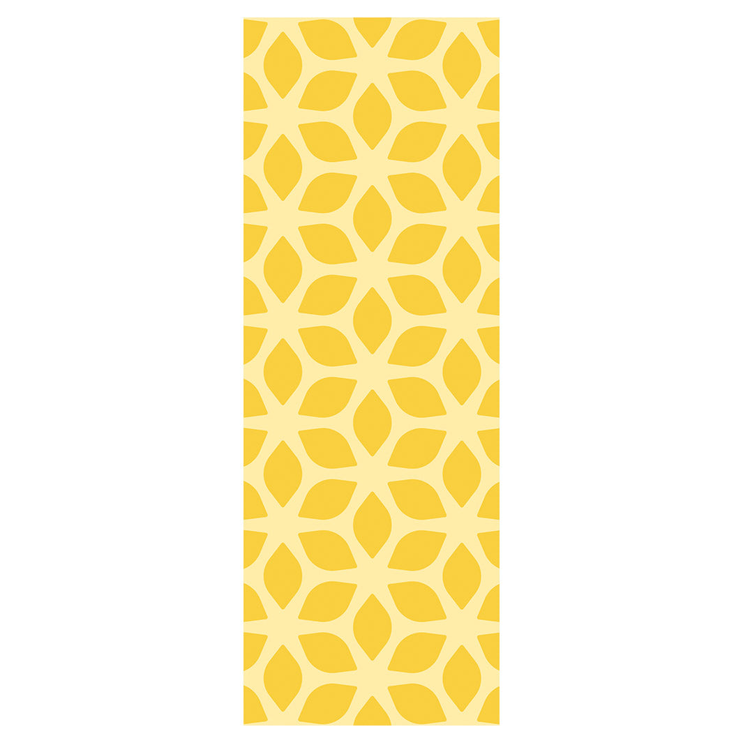 DESIGN YELLOW GEO PATTERN DECK CHAIR