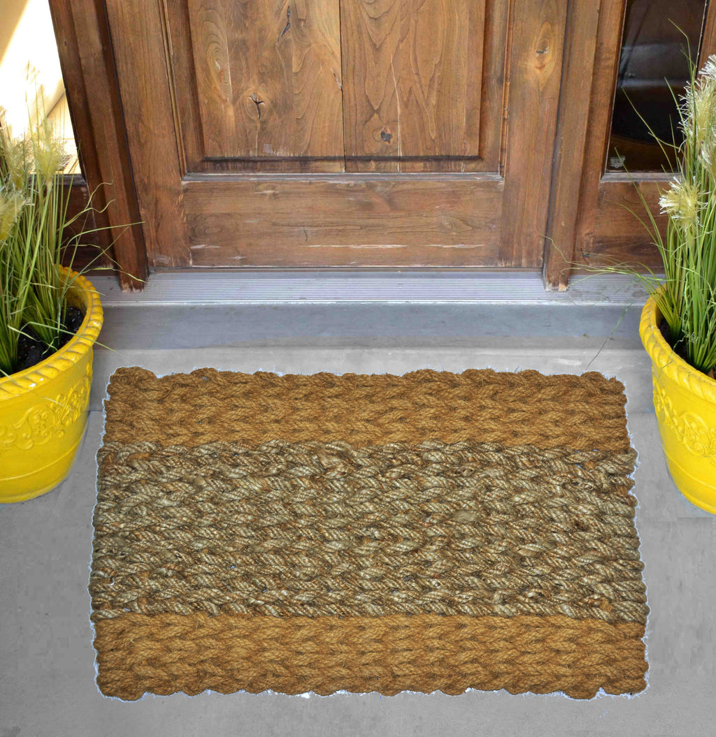 COIR AND JUTE ROPE MAT