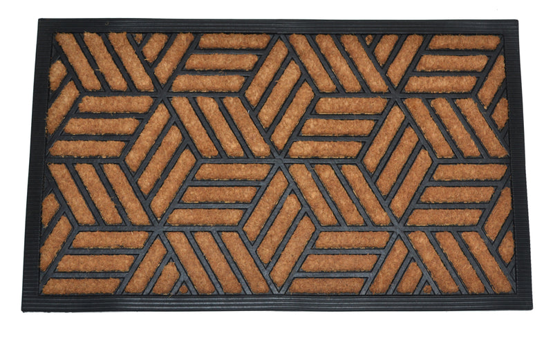 HALFROUND SUN - MOULDED BRUSH MAT NATURAL