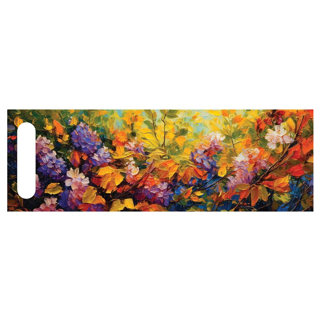 DUAL PURPOSE BOARDS OIL PAINTED SPRING LEAVES