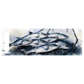 DUAL PURPOSE BOARDS WATERCOLOUR FISH IN NET