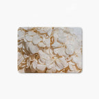 FLORAL CREAM BLEACHED HYDRANGEA LEAVES BATHMAT