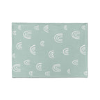 KIDS RAINBOW SCATTERED PATTERN FLEECE BLANKET