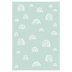 KIDS RAINBOW SCATTERED PATTERN FLEECE BLANKET