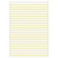 KIDS YELLOW STRIPES FLEECE BLANKET