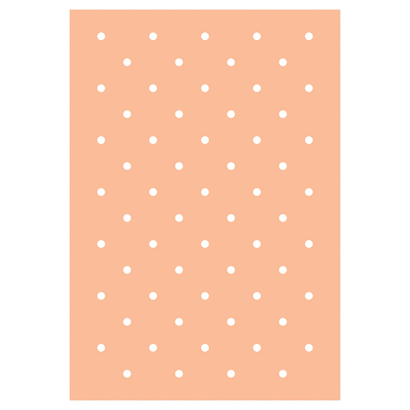 KIDS WHITE DOTTED PATTERN FLEECE BLANKET