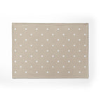 KIDS WHITE DOTTED PATTERN FLEECE BLANKET