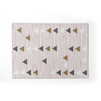 KIDS PINK TRIANGLE PATTERN FLEECE BLANKET