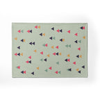 KIDS MULTI COLOUR TRIANGLE PATTERN FLEECE BLANKET