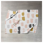 KIDS PAINT BRUSH PATTERN FLEECE BLANKET