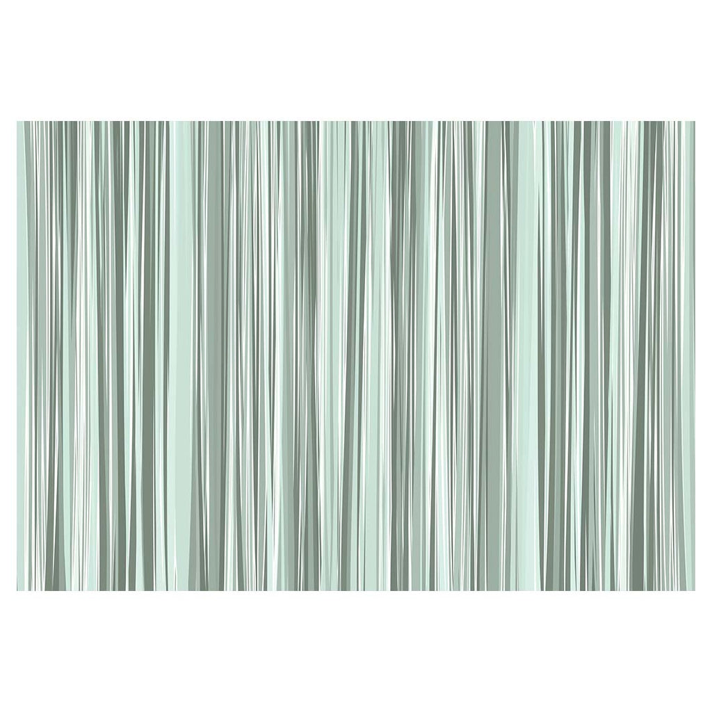 VERTICAL MONOCHROMATIC LINE ART FLEECE BLANKET