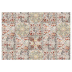 ANTIQUE FADED MOROCCAN TILE FLEECE BLANKET