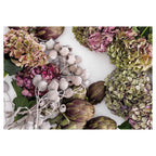 HYDRANGEA AND MUTED ARTICHOKES FLEECE BLANKET