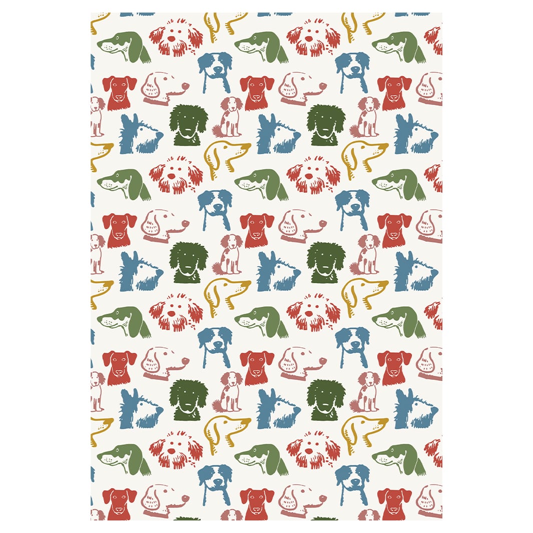 COLOURFUL DOGS PET BLANKET