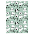 GREEN DOGS PET BLANKET
