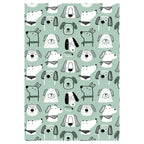 GREEN DOGS PET BLANKET